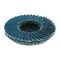 Weiler 2" BobCat Mini Abrasive Flap Disc, Flat (TY27), Type R Mount, 120Z 50960 - alternate 1